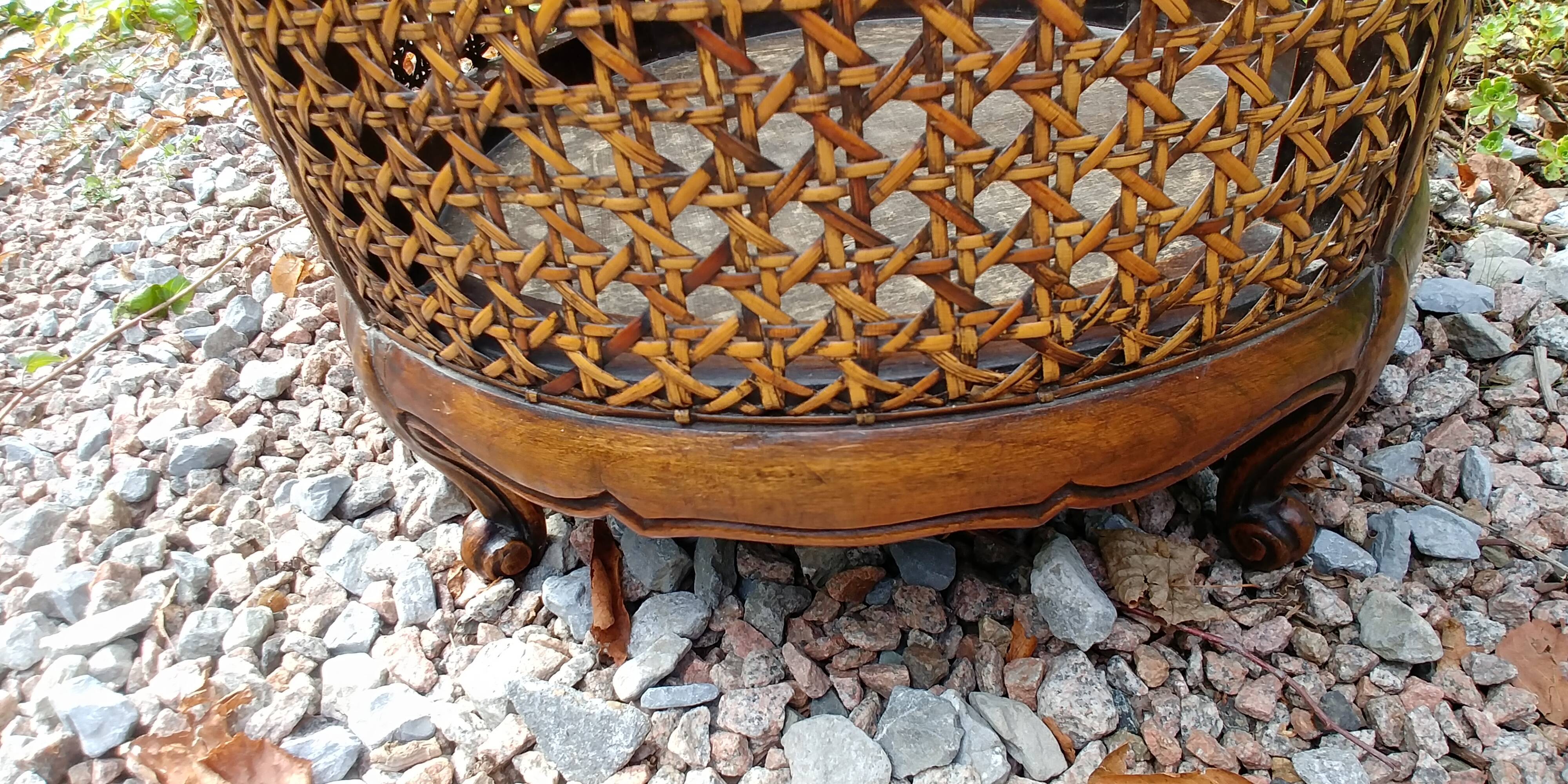Wood and canning basket