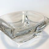 Daum France crystal ashtray