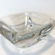 Daum France crystal ashtray
