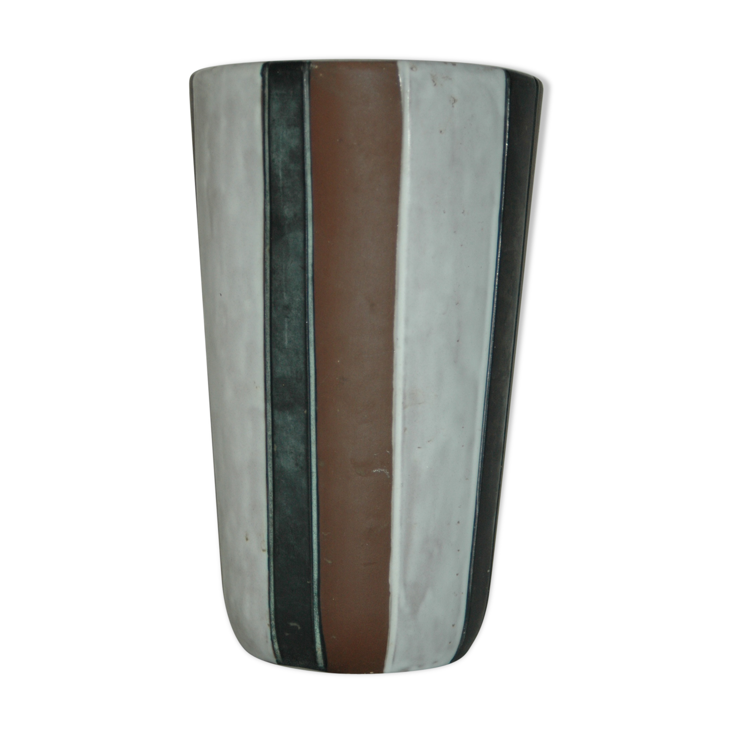 vase in sandstone by Elchinger, ceramic around 1960