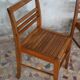 Paire de chaises en hêtre René Gabriel