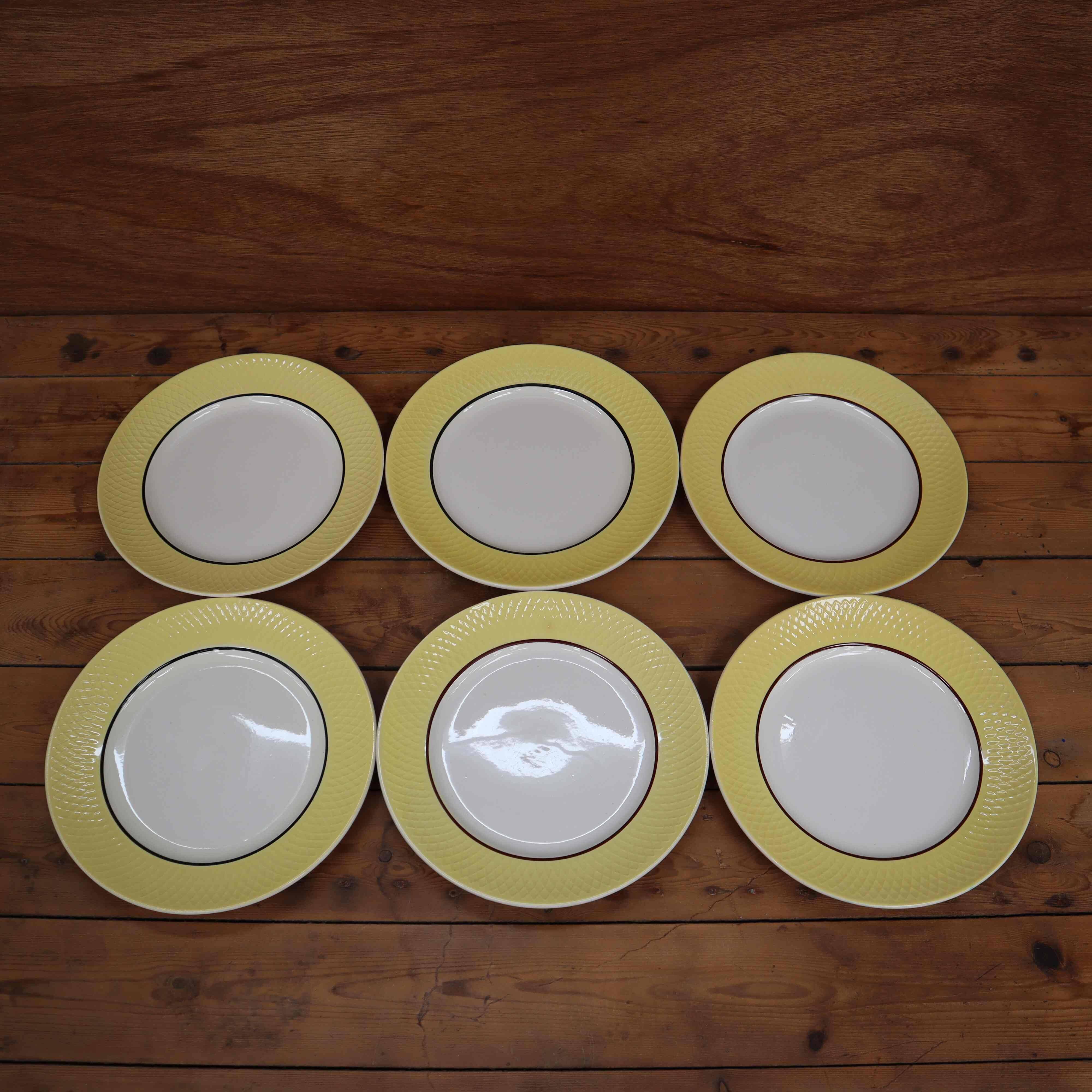 Set of 6 “Orchies Moulin des Loups” Dinner Plates