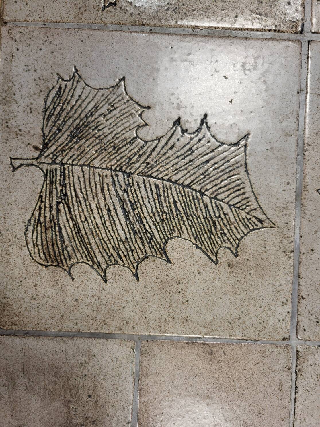 Jacques Blin coffee table in glazed ceramic, oak wood French Riviera 1960 Vintage