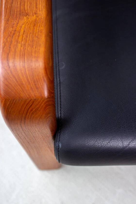 Vintage Teak Armchair High-Back Mid Century Danish