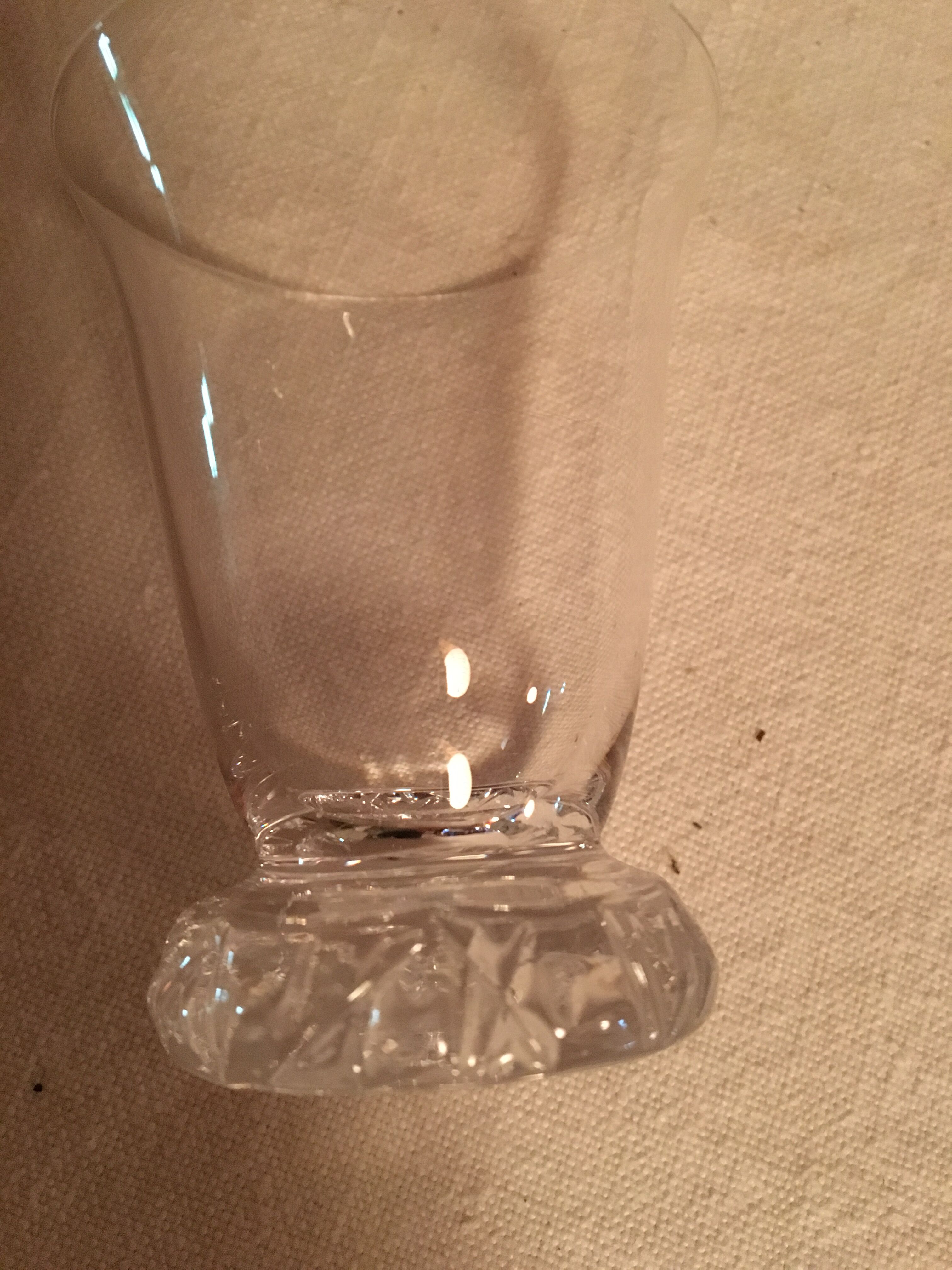 Lot de 6 verres en cristal Daum, modèle Kim