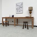 Oak console farm table 3m