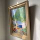Oil on panel Sanary beach 1950