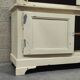 Old school library, white patinated two-body dresser, year 1888