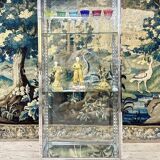 Vitrine De Magasin En Laiton Chromé Années 1960