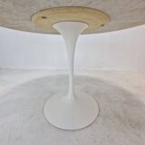Knoll Marble Dining Table With 5 Chairs by Eero Saarinen, 1960s