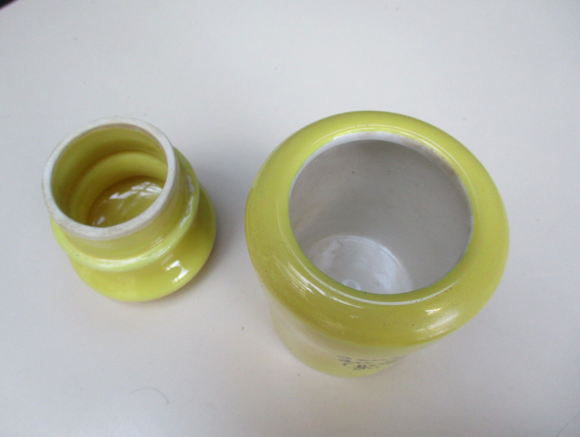 Maille ceramic mustard pot