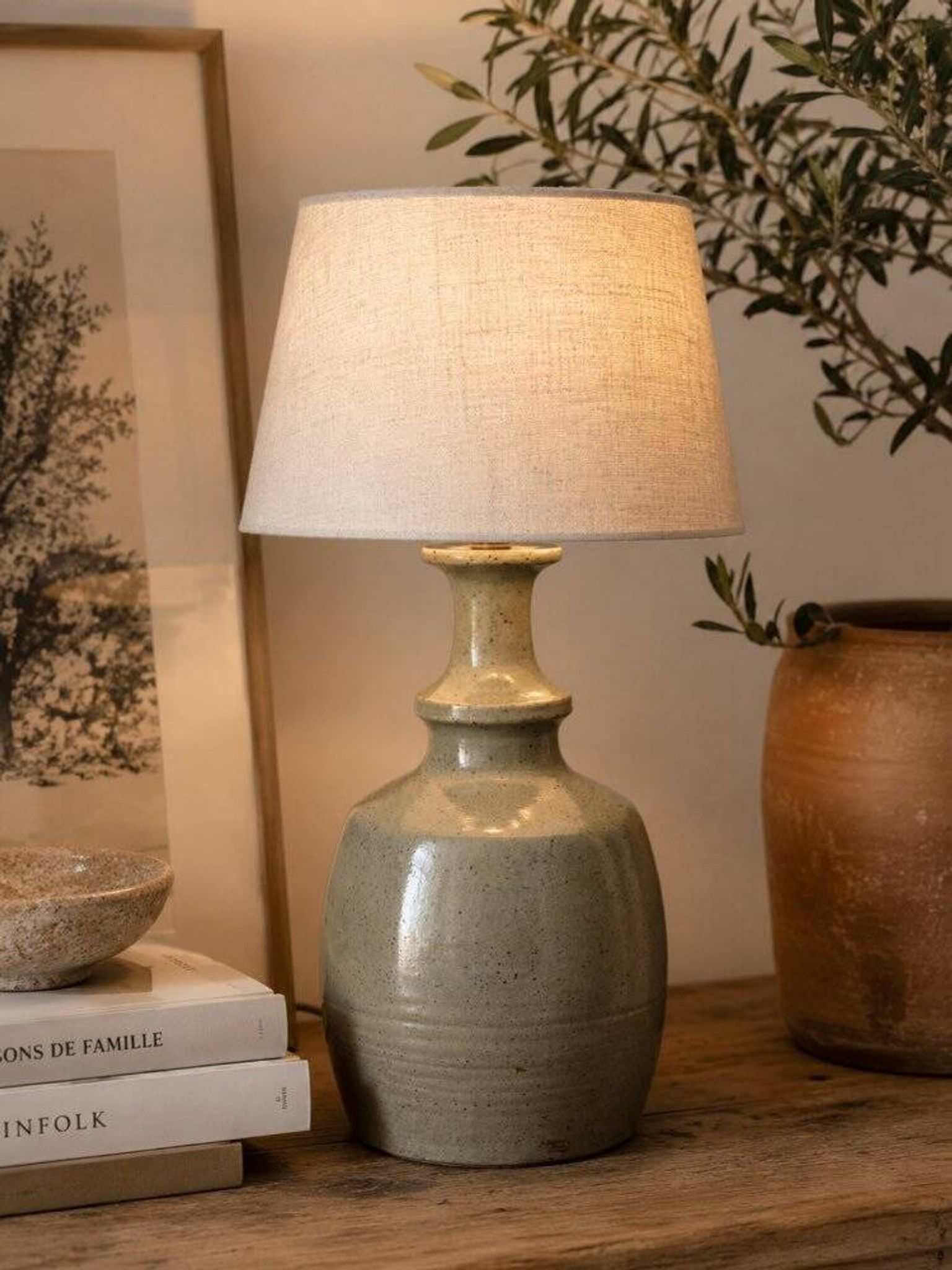 Ceramic lamp 1970