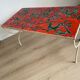 Ceramic coffee table signed JG Picard