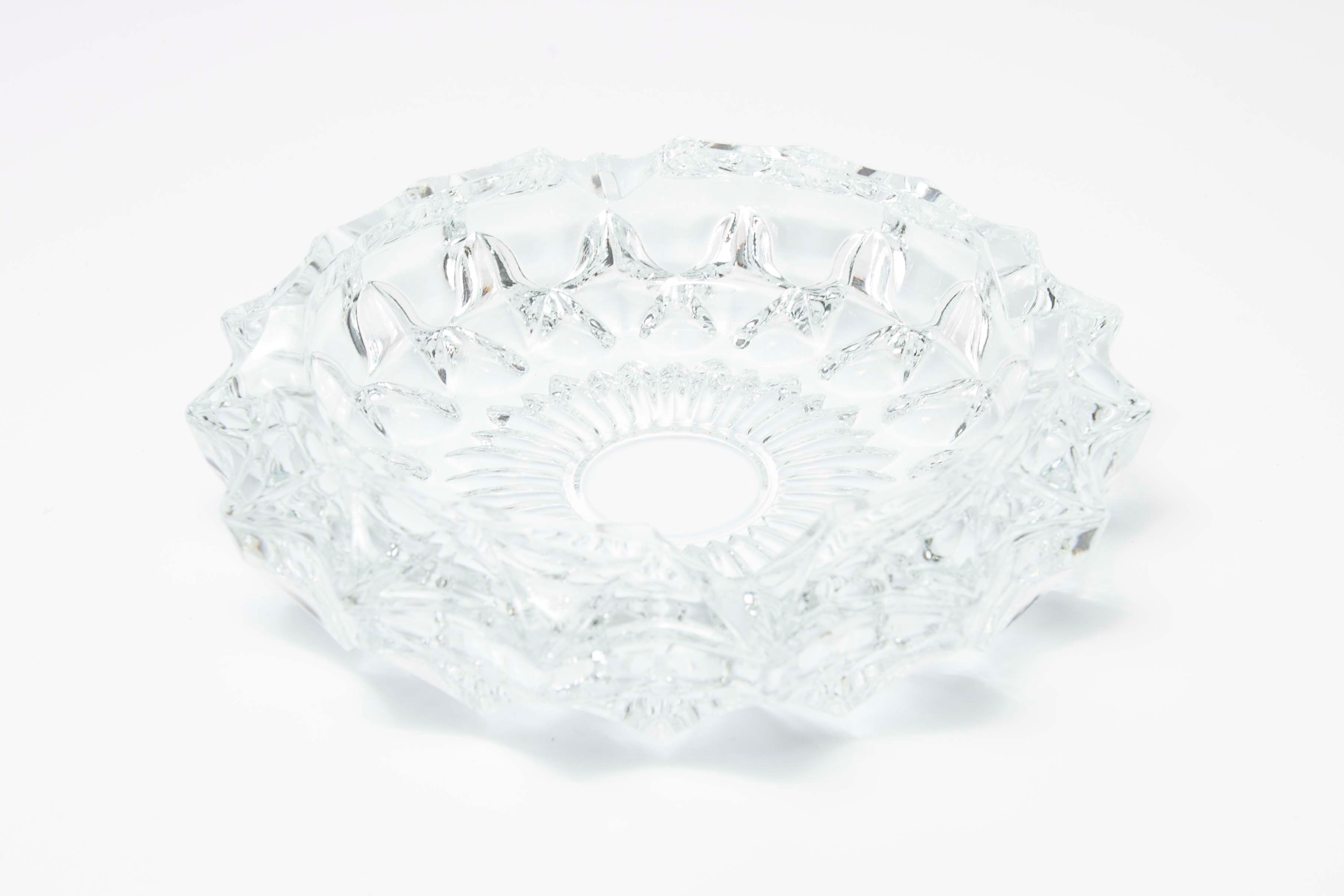 60s glass ashtray