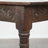 Antique English side table/hall table from the early 18th century