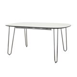 White table, Italian design, 1990s, production: Italy