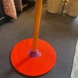 Kartell table, Thierry Bistrot model, burgundy color
