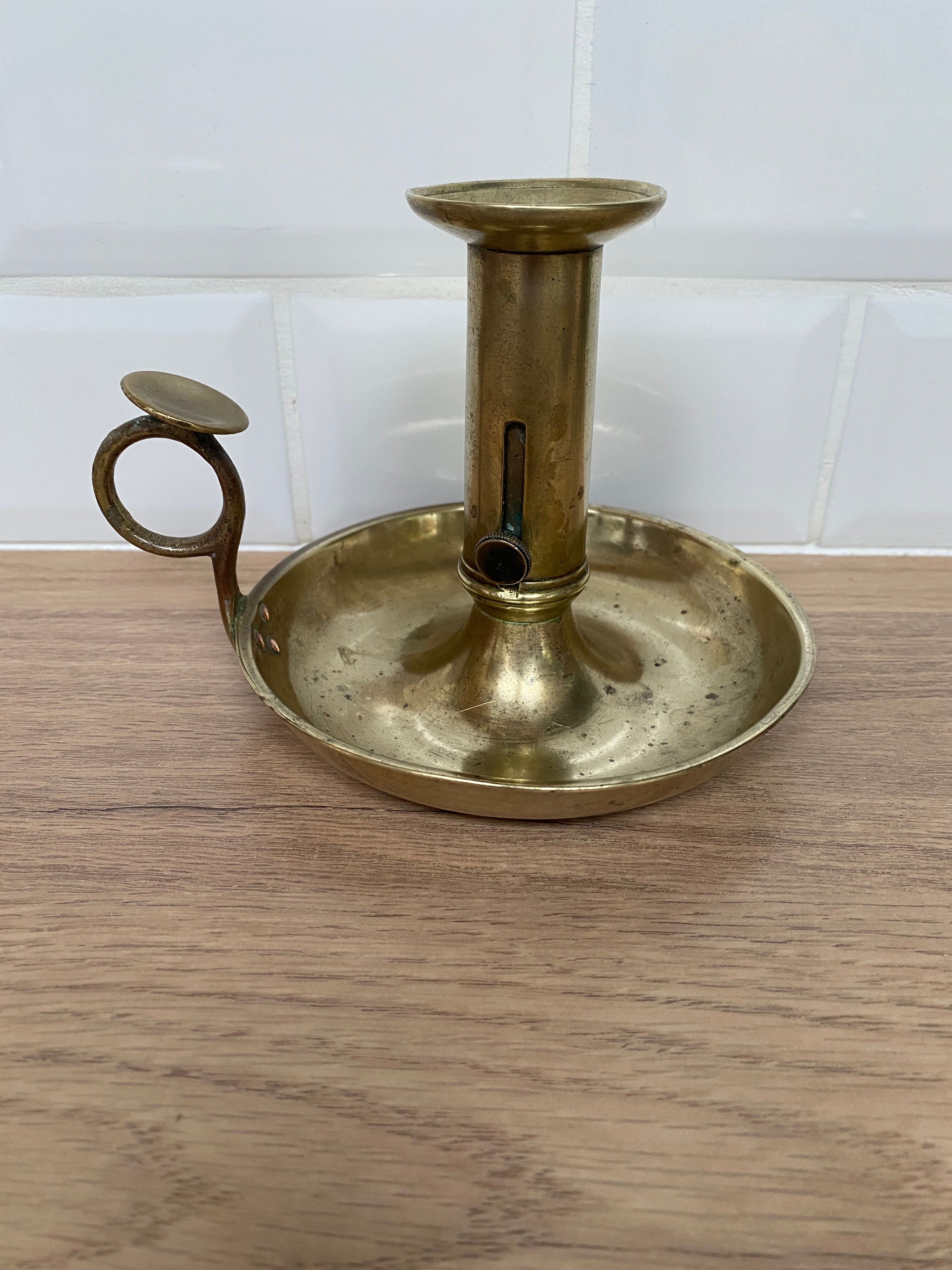 Brass candle holder