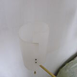 Golden and white original chandelier