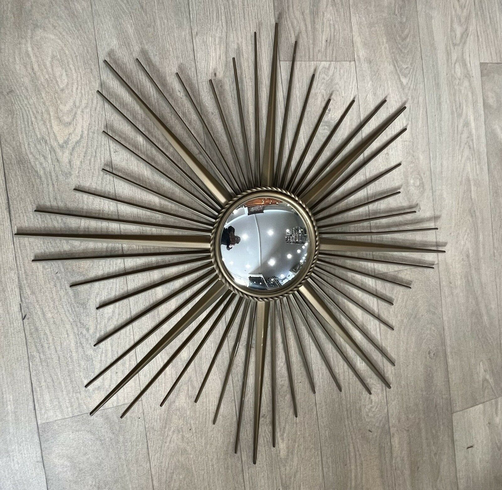 Curved mirror old witch's eye sun 86 cm