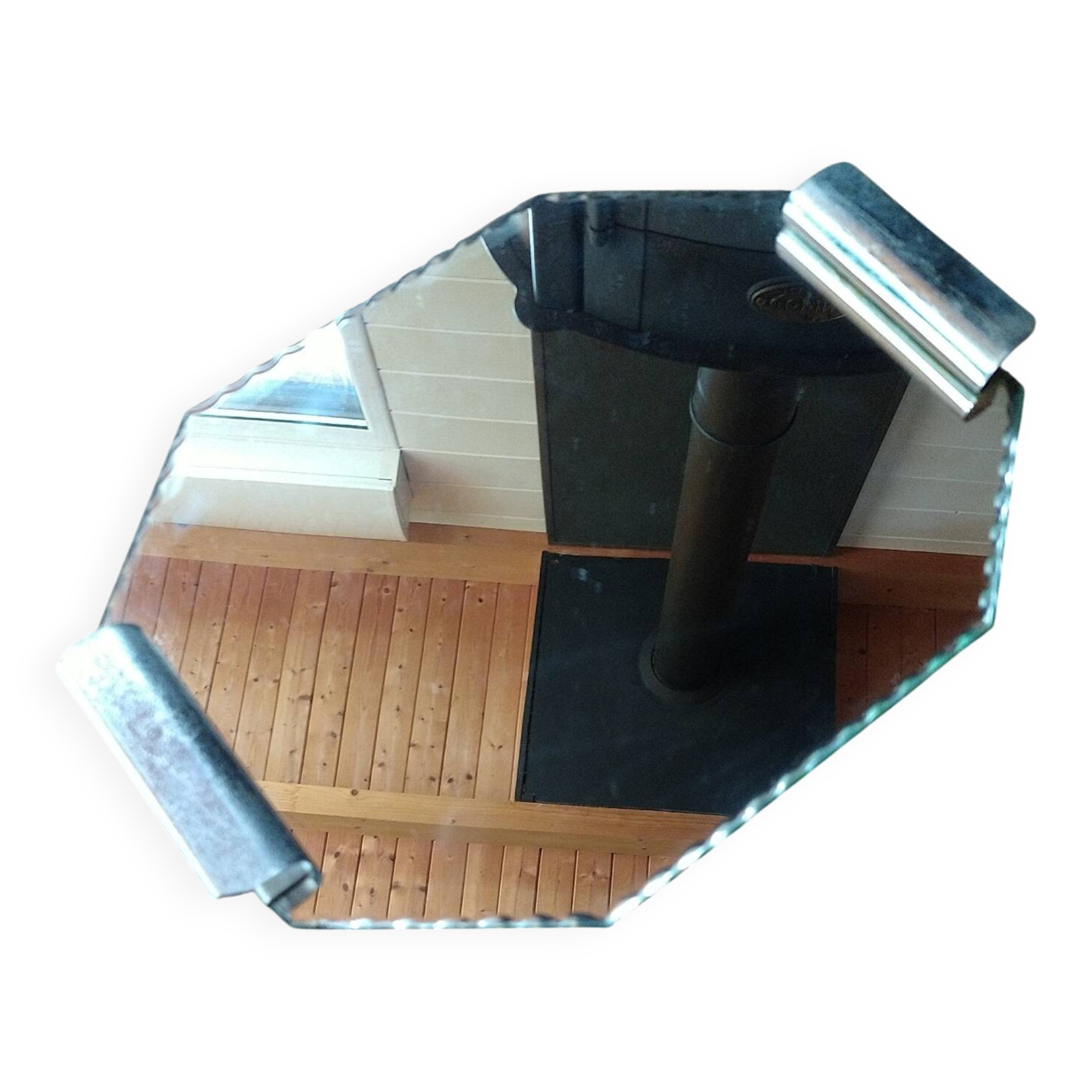 Art Deco mirror plateau.
