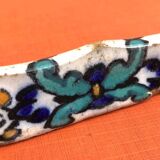 6 glazed ceramic knife rests from Nabeul, Atelier el-Kharraz.