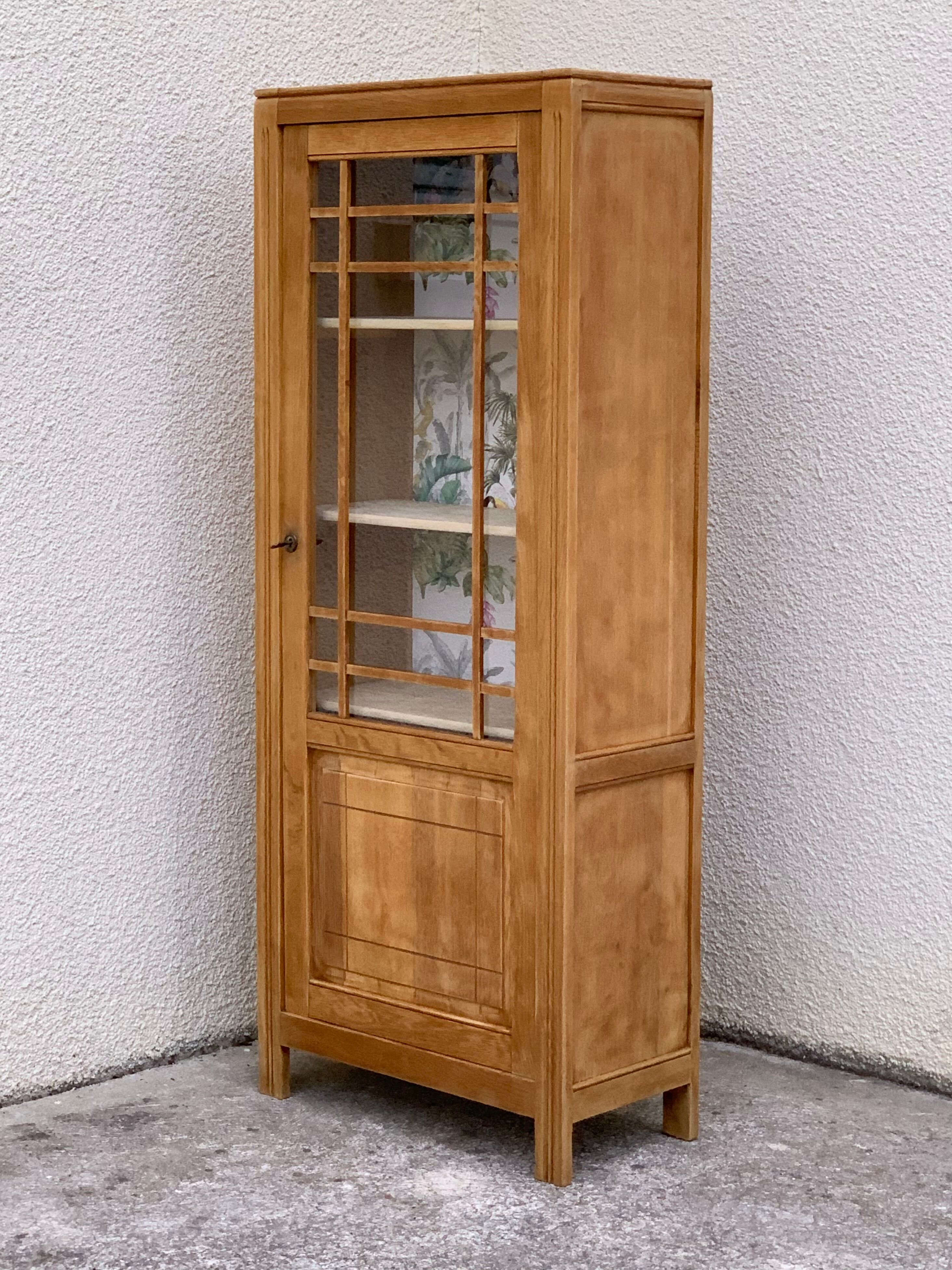 Parisian glazed wardrobe raw wood 1930