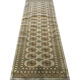 New grey bokhara runner rug - 78x234cm