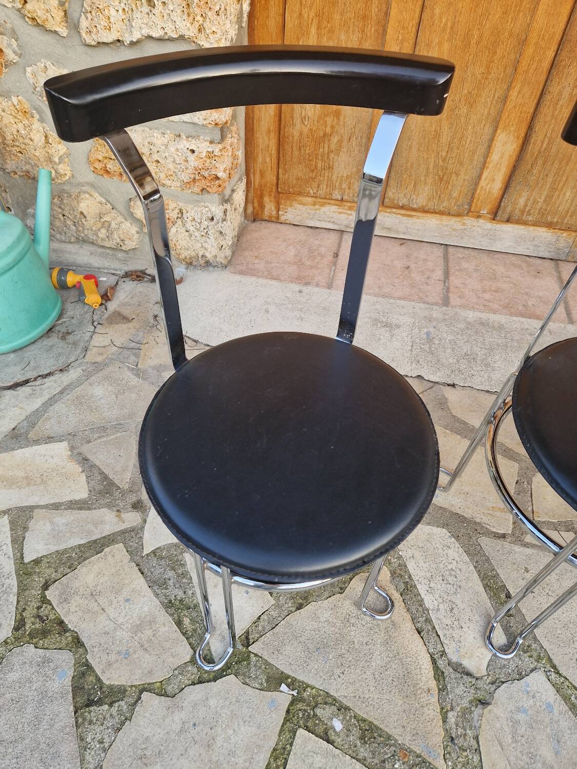 4 Scandinavian chairs by Börge Lindau