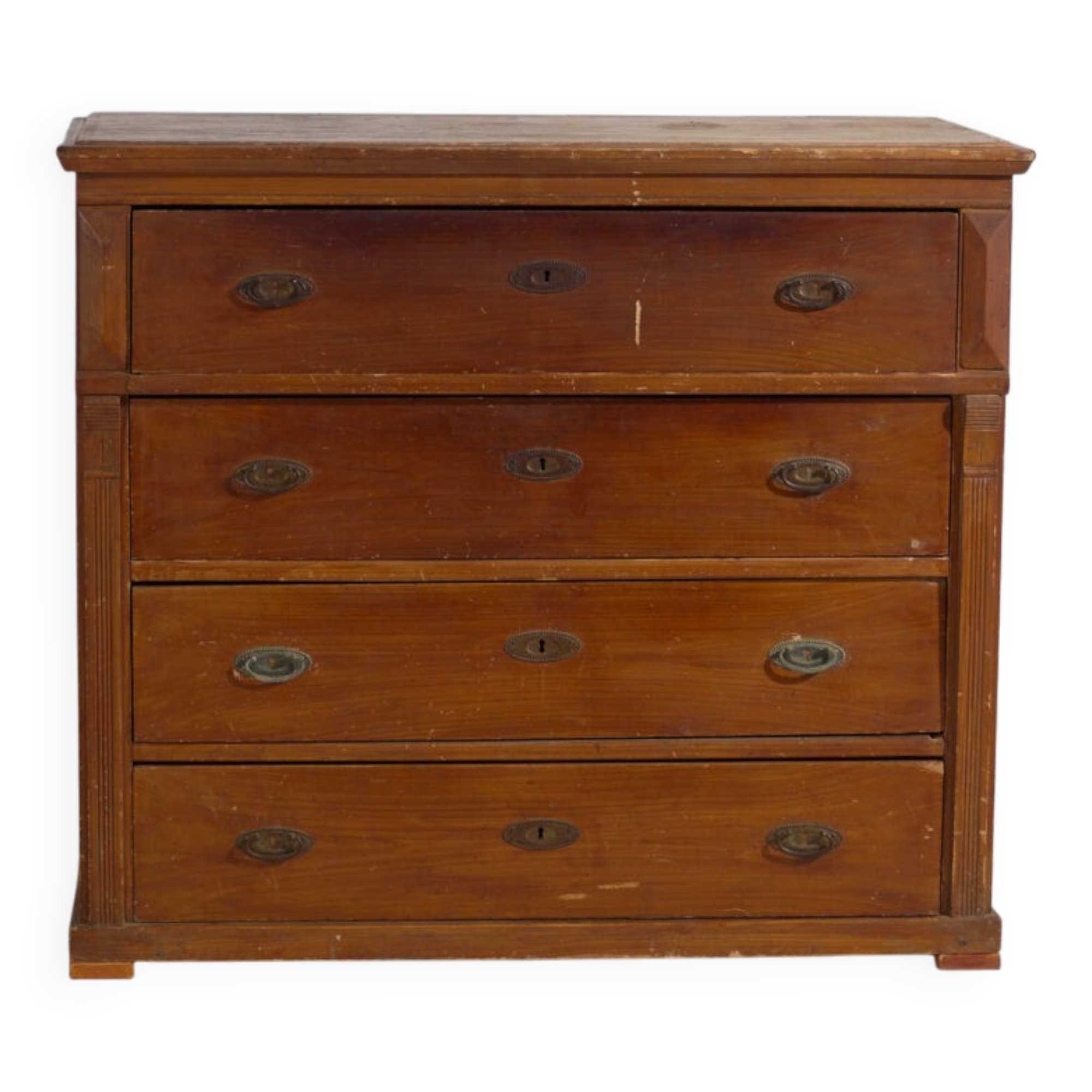 Central European antique chest of drawers with four drawers – Central Europe, circa 1910