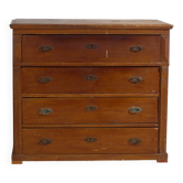 Commode centro-européenne ancienne à quatre tiroirs – Europe centrale, vers 1910
