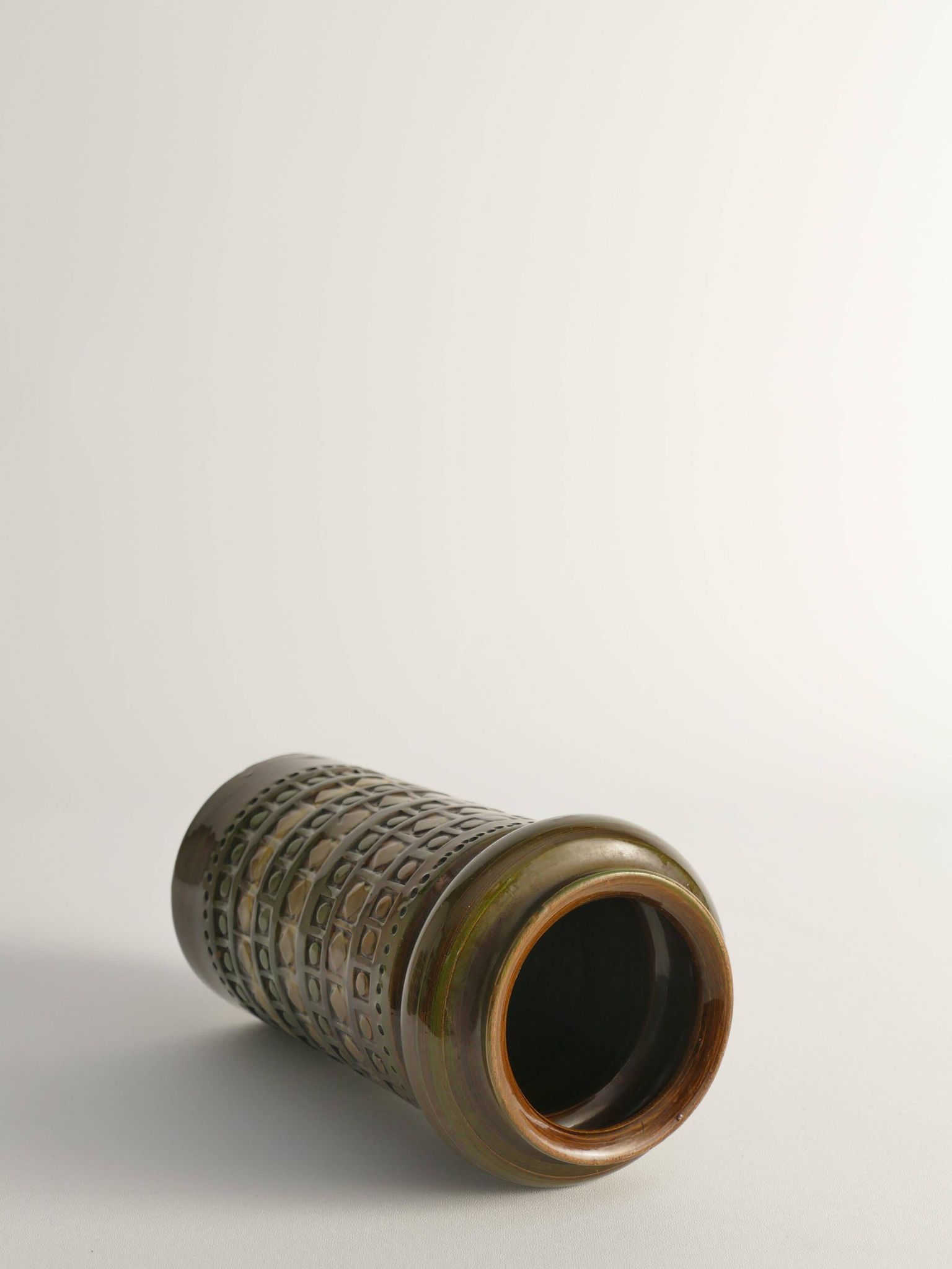Yellow and Green Stoneware Vases by Aldo Londi for Bitossi, Italy, Set of 3