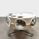 Table basse trolley Rotobar Space Age Curver