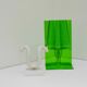 Lampe de table en polycarbonate transparent vert par Ferruccio Laviani pour Kartell, 2003.