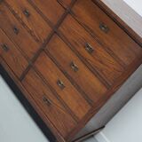 Large Art Deco Dutch Oak Apothecary / Filing Cabinet or Sideboard, 1930s
