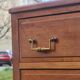 Carpenter's chest of drawers 1950 Louis XVI style