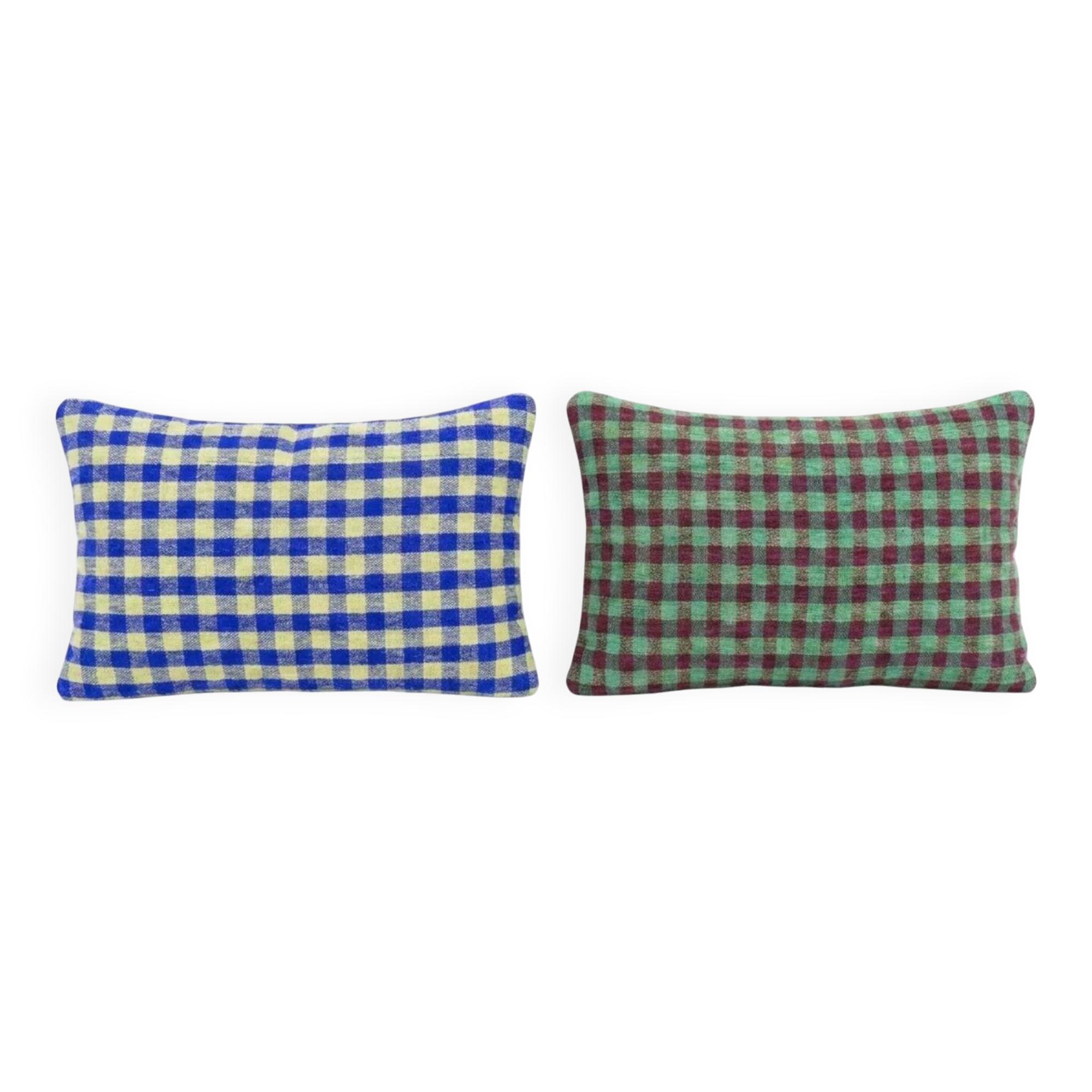 Set of 2 vintage kilim cushion covers 41x61 cm