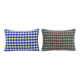 Set of 2 vintage kilim cushion covers 41x61 cm