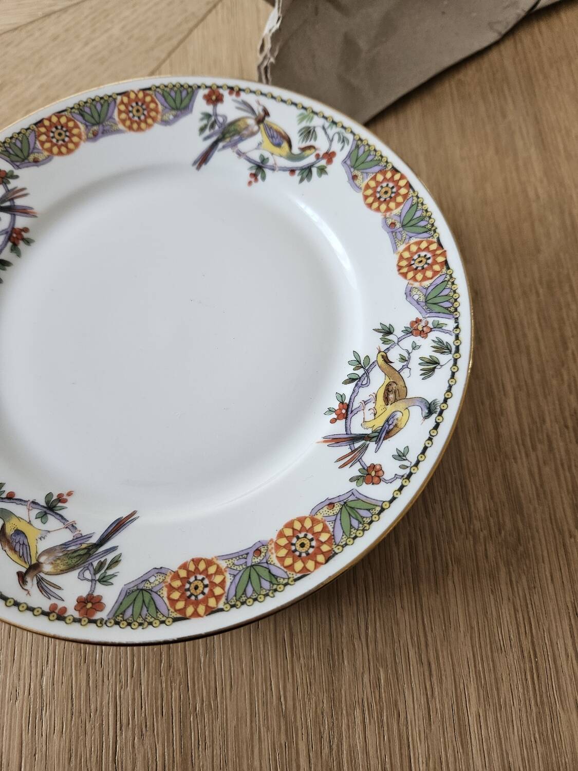 Lot de 7 assiettes à dessert / pain/ mignardises Raynaud Limoges