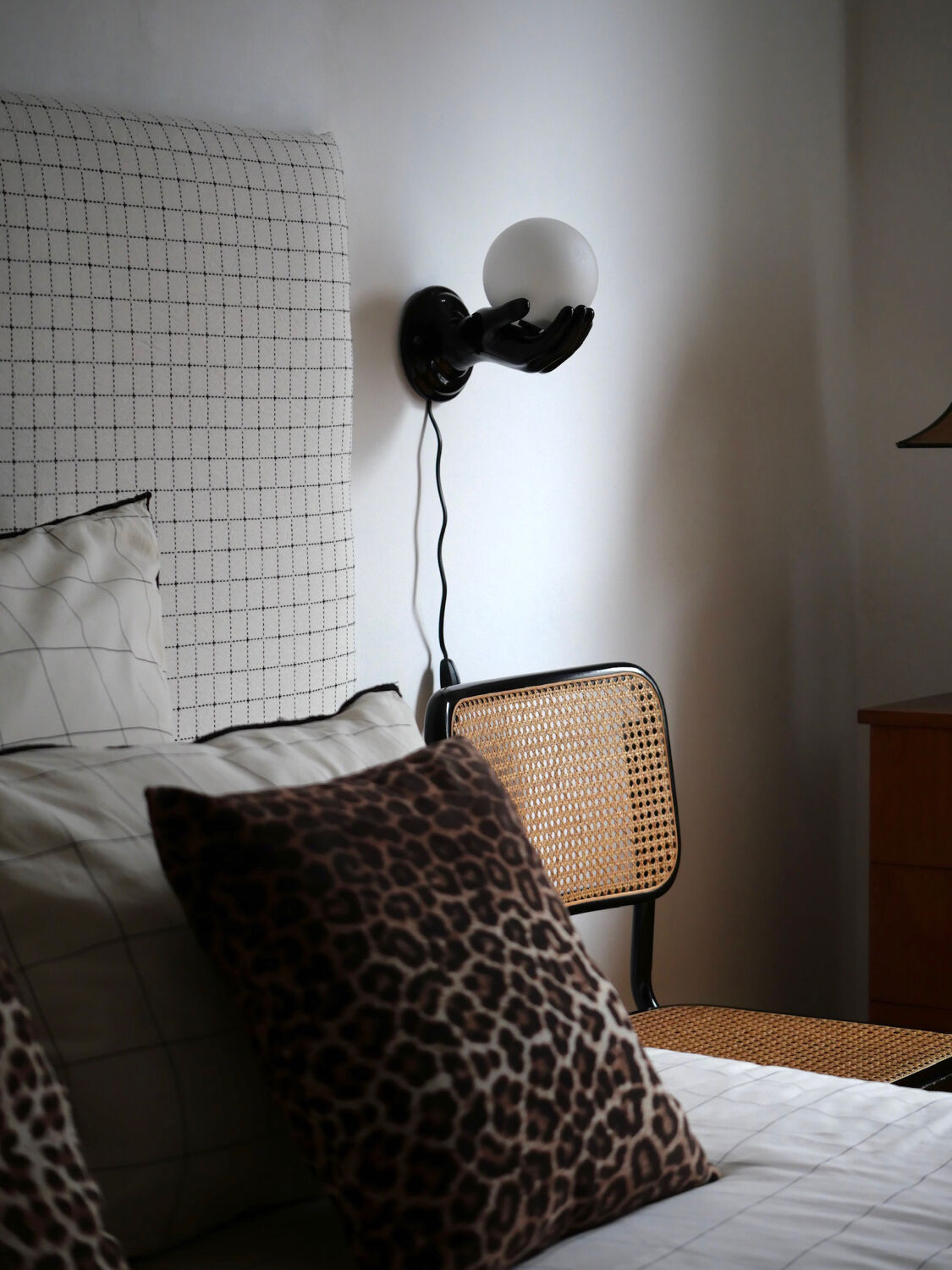 Vintage hand ceramic wall lamps