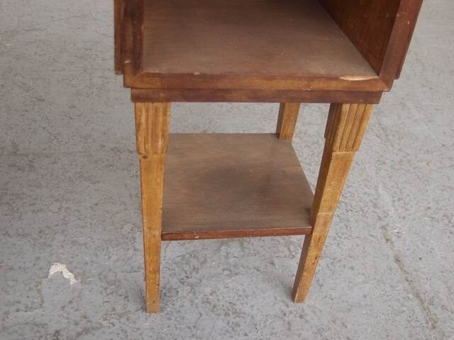 Pair of nightstands 1930 mahogany & rosewood
