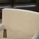 Art Deco modernist armchair in ash and cream boucle by Pierre Gouffé 1940s