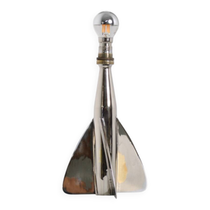 Lampe fusée chromée