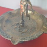 Brass angel candle holder