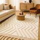 Superb handcrafted Berber rug made of natural wool, a unique piece