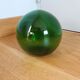 Green glass sphere float
