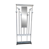 Industrial Wardrobe in Aluminium & Cast Iron – "SNCF" Style – 1950