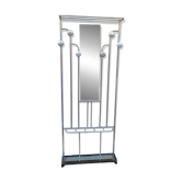 Industrial Wardrobe in Aluminium & Cast Iron – "SNCF" Style – 1950