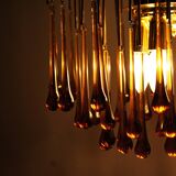 Mid-Century Murano Teardrop Chandelier