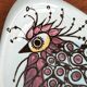 Small oyster or Danish sauce plates from the mid-century by Beth Breyen for Royal Copenhagen, set of 4.